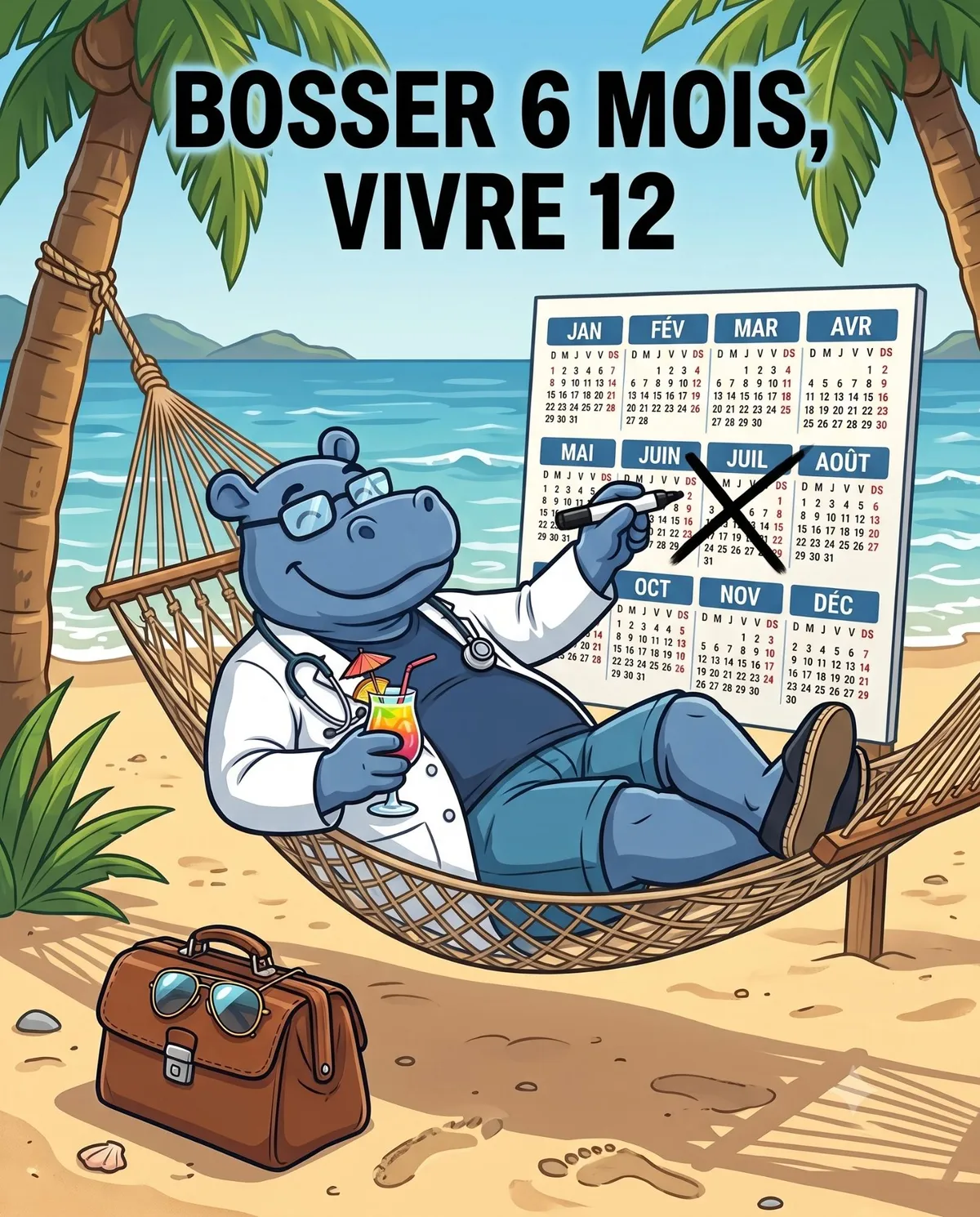Médecin remplaçant : bosser 6 mois, vivre 12