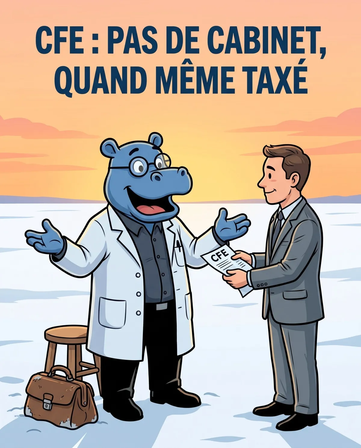 CFE médecin remplaçant : la taxe de décembre