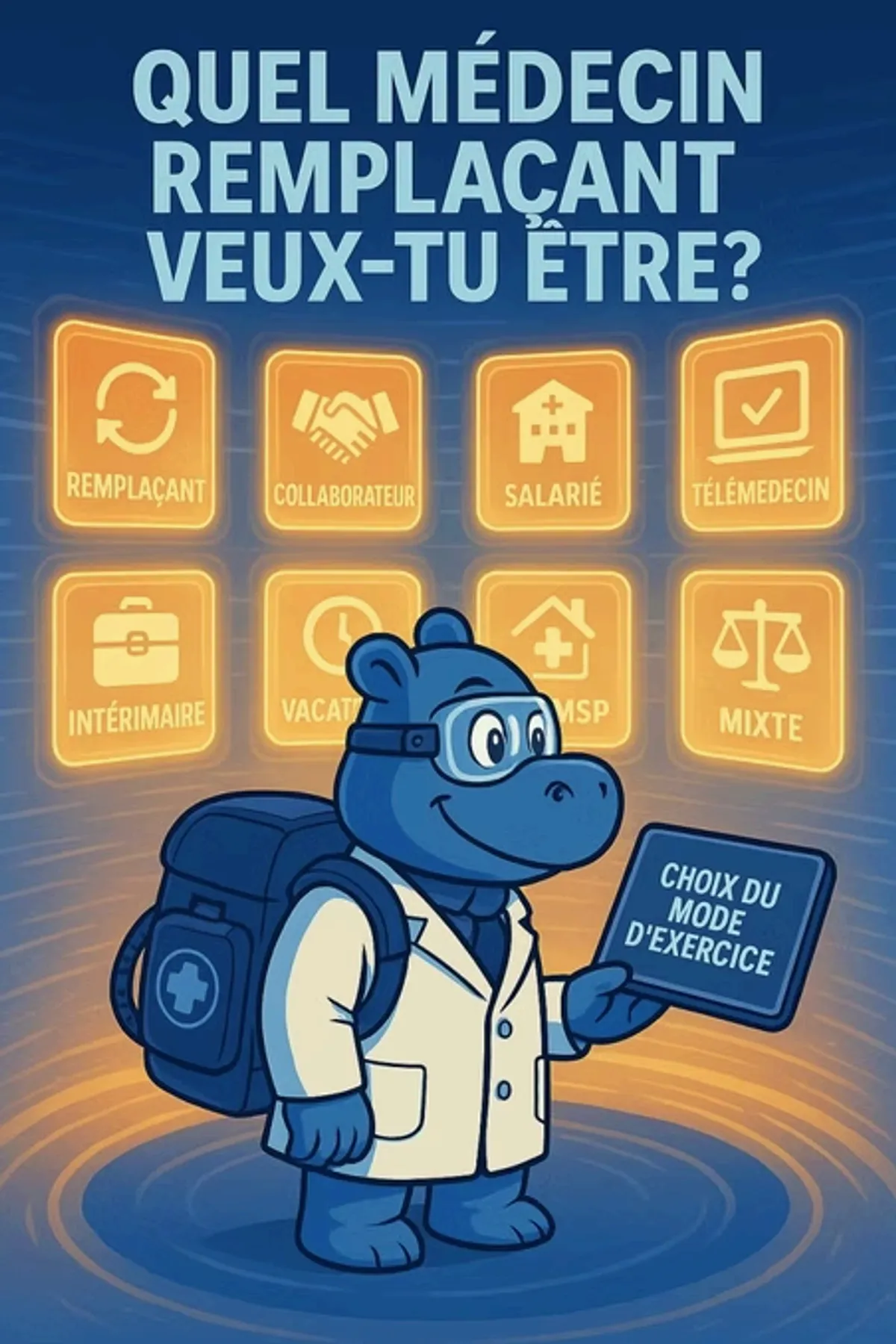 Médecin remplaçant : les 8 statuts clés