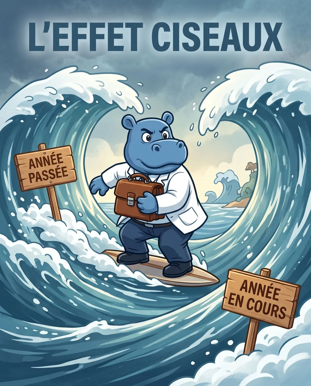Régularisation URSSAF : l'effet ciseaux expliqué