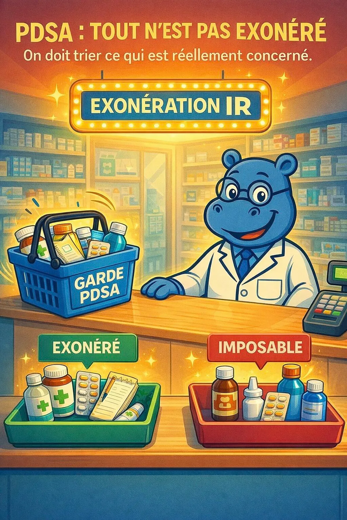 PDSA : l'exonération sans se tromper