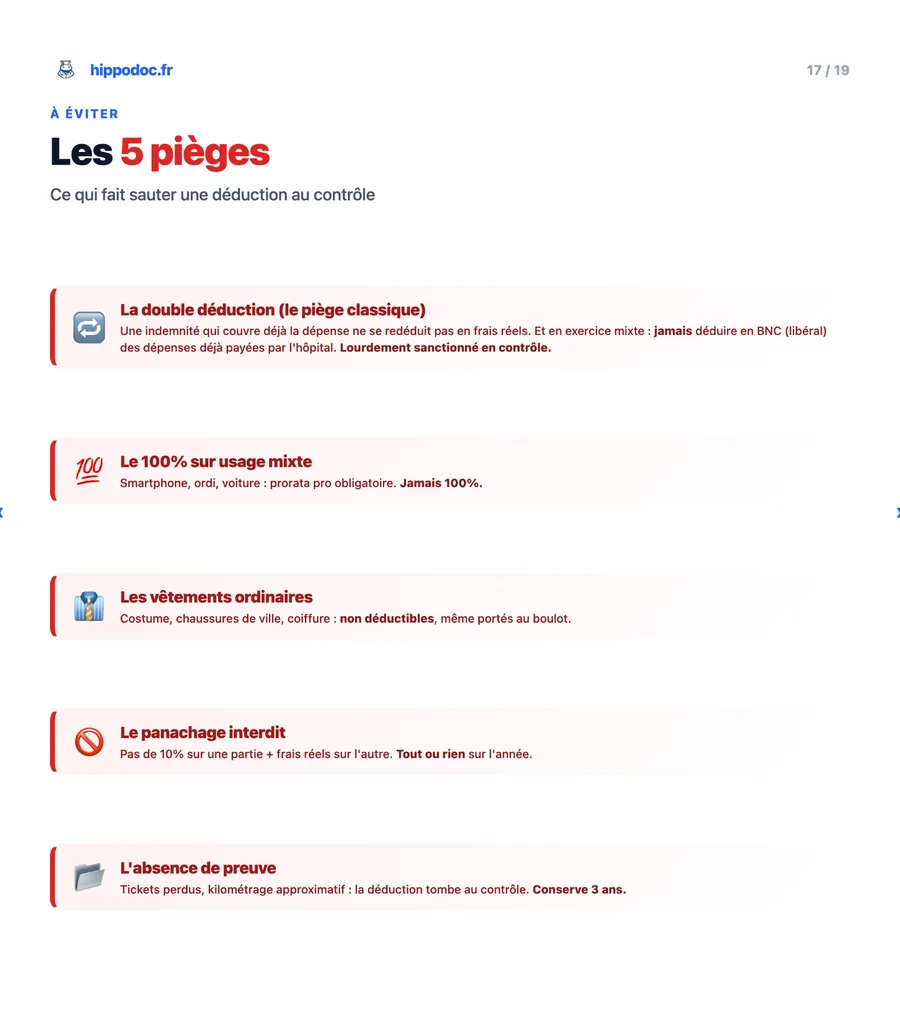 Les 5 pièges à éviter qui font sauter une déduction au contrôle