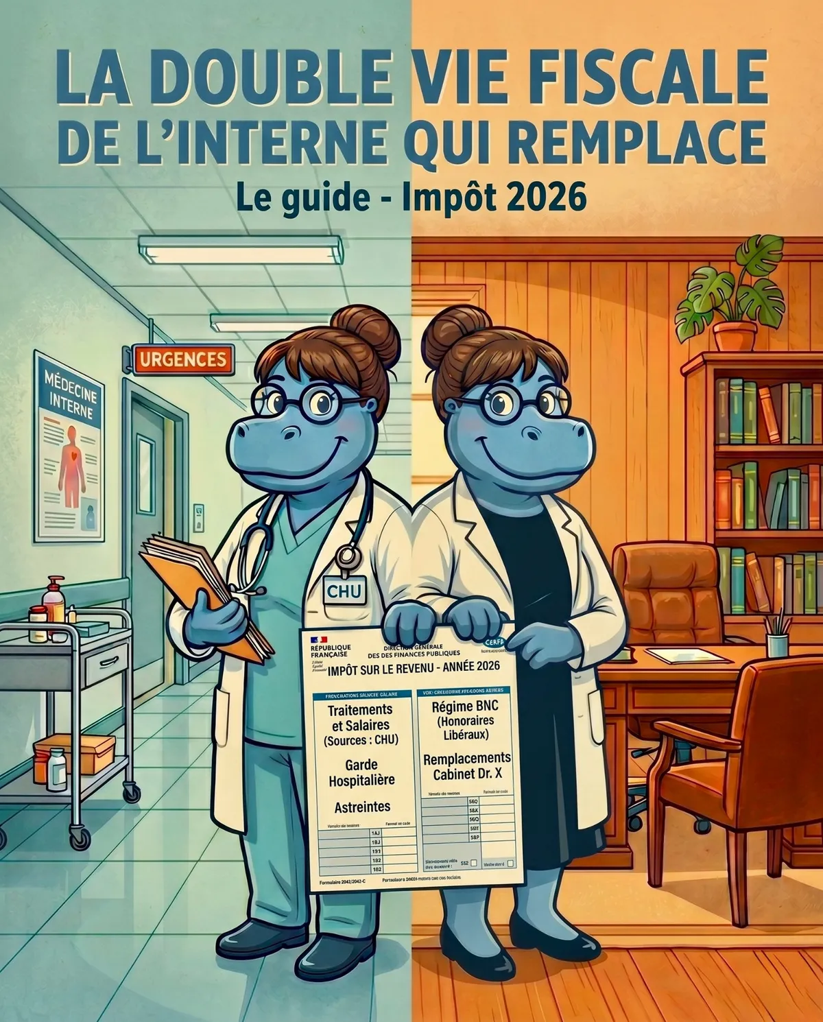 Impôts 2026 des internes qui remplacent