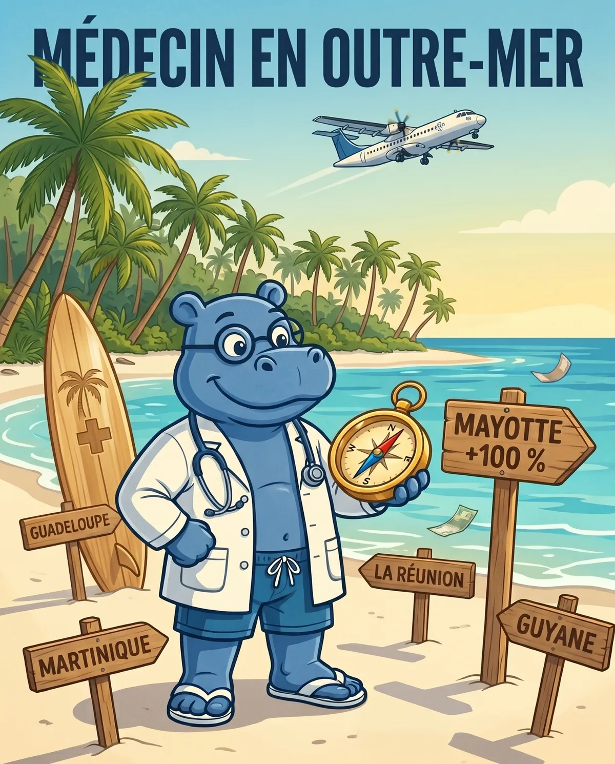 Médecin en outre-mer : avantages fiscaux